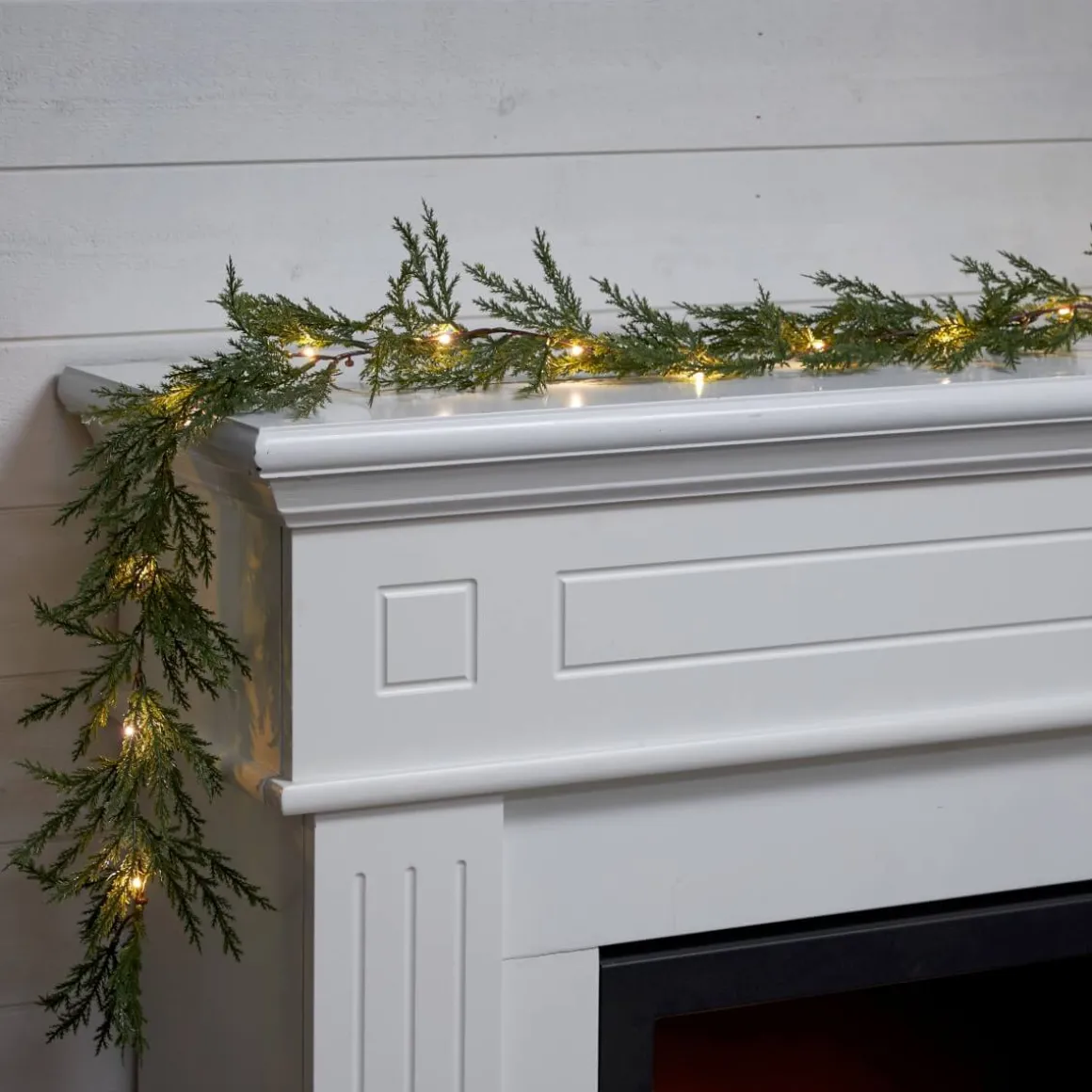 THUJA Girland Batteri 180cm Grön IP44