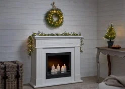 THUJA Krans Batteri 45cm 30LED Grön IP44