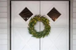 THUJA Krans 80cm 80LED Grön IP44