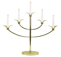 TILPI Metalljusstake 53cm Mässing