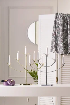 TILPI Metalljusstake 53cm Mässing