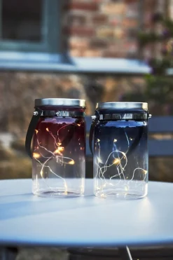 TINT Solcellsdekoration 15cm Blå IP44