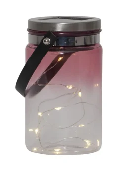 TINT Solcellsdekoration 15cm Rosa IP44