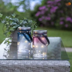 TINT Solcellsdekoration 15cm Rosa IP44