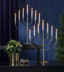 TITUS Metalljusstake 7L 59cm Mässing