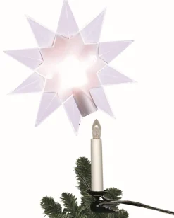 Topsy Toppstjärna 14cm Transparent