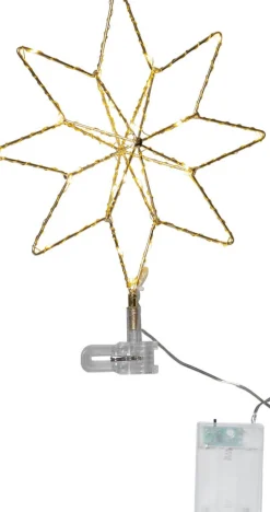 TOPSY Toppstjärna 28LED 30cm Guld IP44