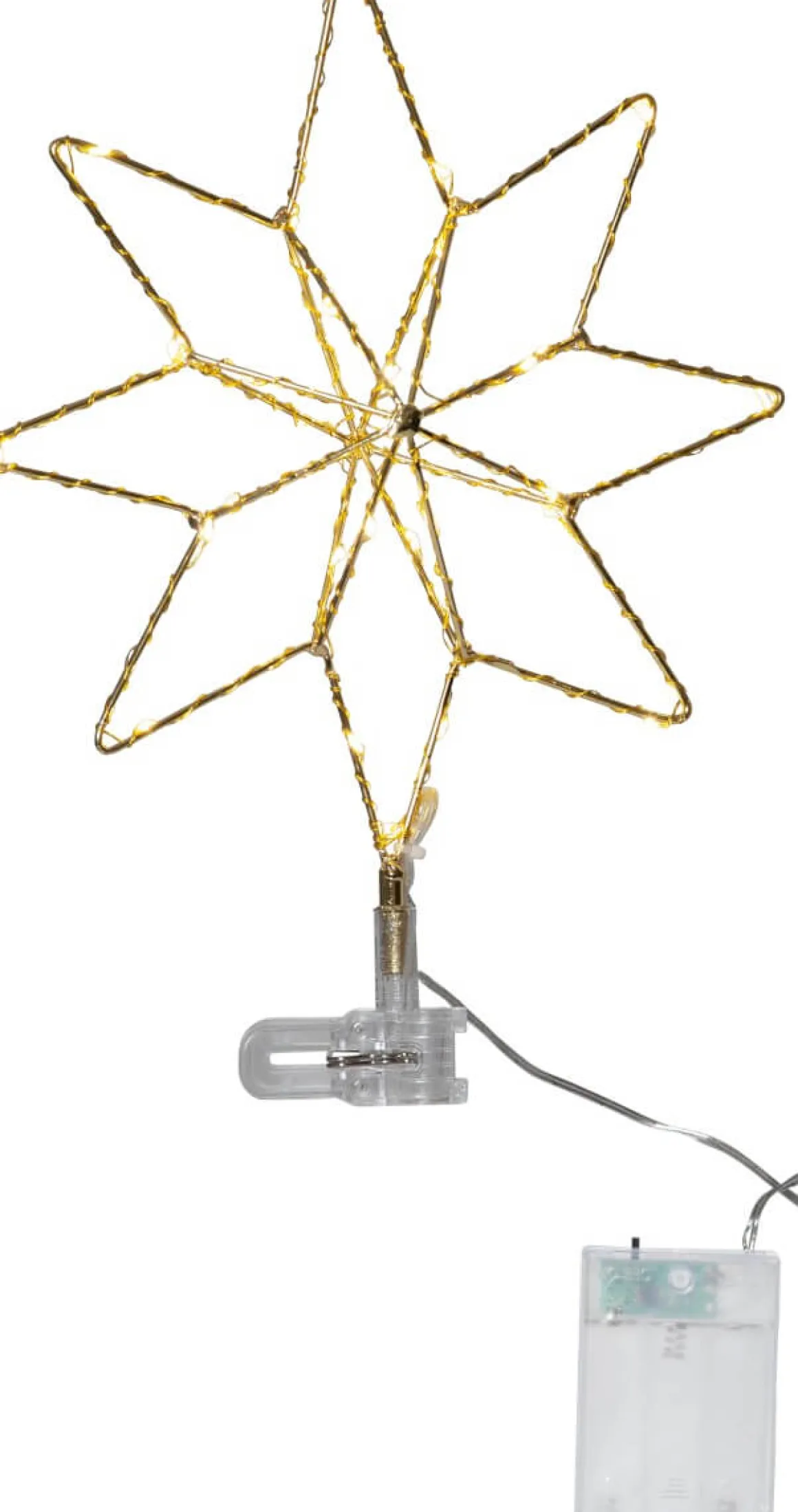 TOPSY Toppstjärna 28LED 30cm Guld IP44