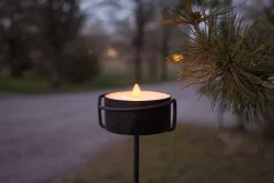 TORCH CANDLE LED-Marschall 10,5cm Svart