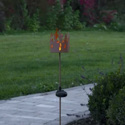 TORCHY Solcellsdekoration 77cm Rost