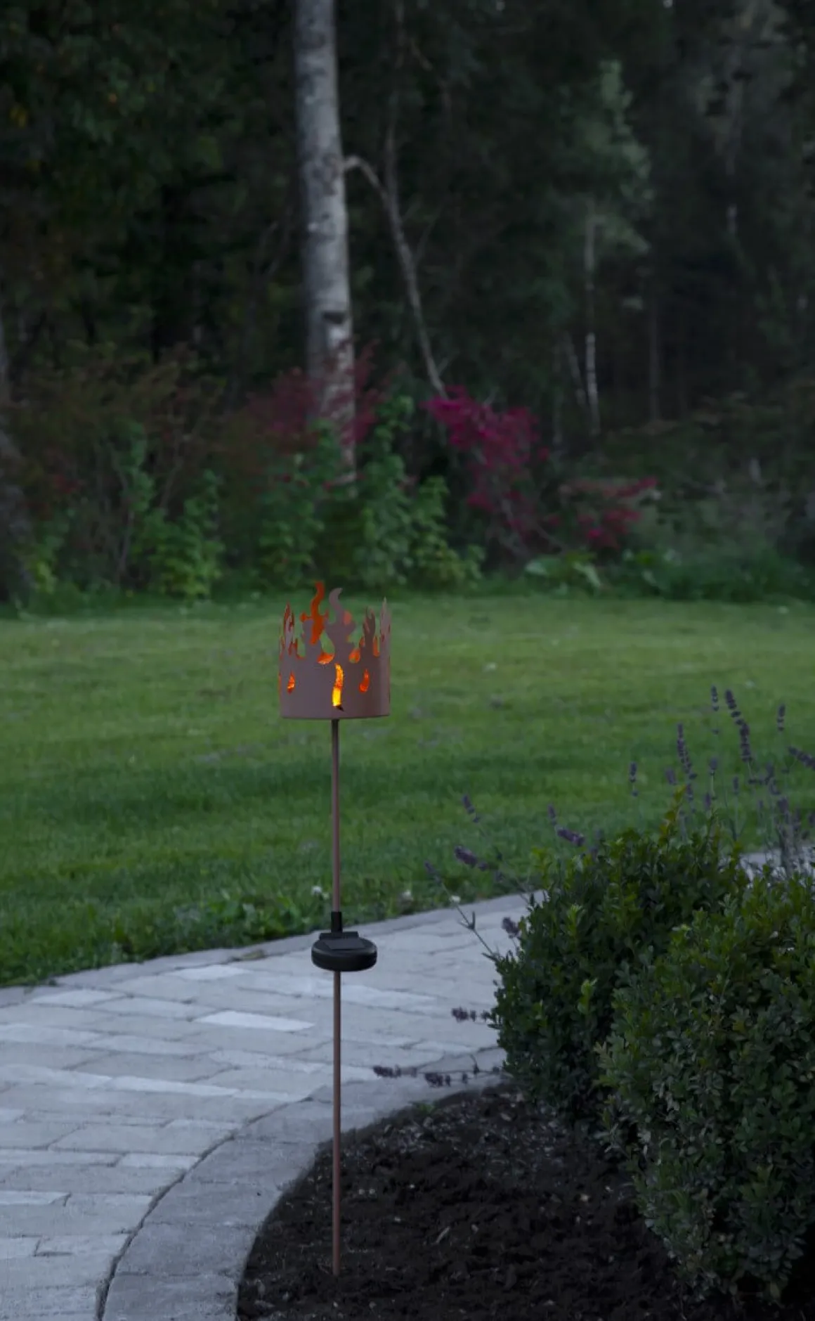 TORCHY Solcellsdekoration 77cm Rost