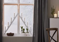 TORPA Ljusstake Vit 85cm