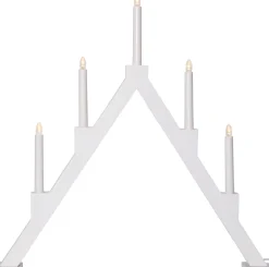 TORPA Träljusstake 57,5cm Vit