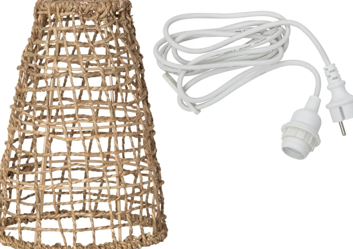 TOVE Lampskärm inkl Sladd 23cm Natur IP44