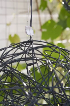 TRASSEL Utomhusdekoration 30cm 50LED IP44 Svart