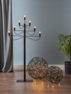 TRASSEL Utomhusdekoration 37,5cm 100LED IP44 Svart