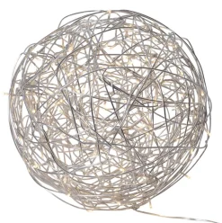 TRASSEL Utomhusdekoration 37,5cm 100LED IP44 Silver