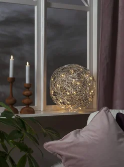 TRASSEL Utomhusdekoration 30cm 50LED IP44 Silver