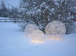 TRASSEL Utomhusdekoration 30cm 50LED IP44 Silver