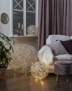 TRASSEL Utomhusdekoration 77cm 200LED IP44 Silver