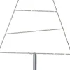 TRIANGLE Dekorationsträd 60LED 90cm Silver