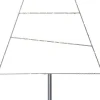 TRIANGLE Dekorationsträd 85LED 116cm Silver
