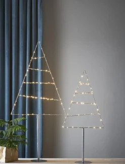 TRIANGLE Dekorationsträd 85LED 116cm Silver