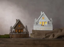 TRIER Ljusstake Lazercut 28cm Vit