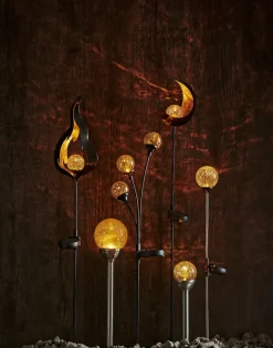 TRIESTE Solcellsdekoration 70cm Amber