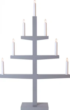 Tripp Ljusstake 7L 77cm Grå