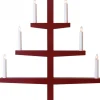 Tripp Ljusstake 7L 77cm Röd