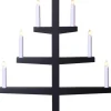 Tripp Ljusstake 7L 77cm Svart