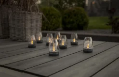 TROPEA Solcellsdekoration 9cm Grafit