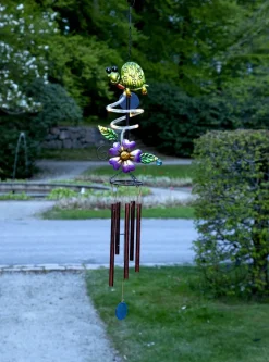 TURTLE Solcellsdekoration 104cm Flerfärgad