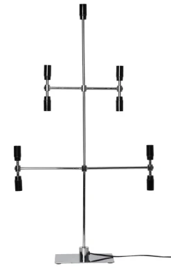 TWICE Ljusstake 9L 91cm Krom