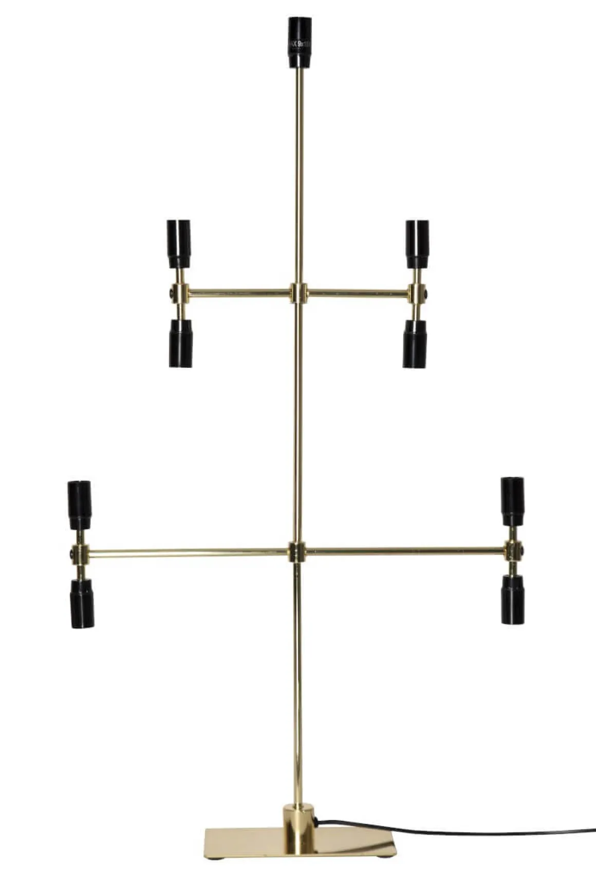 TWICE Ljusstake 9L 91cm Mässing