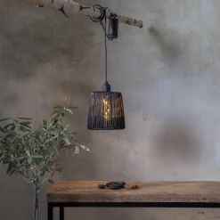 TWINE Utomhuslampa Batteri 15cm Svart