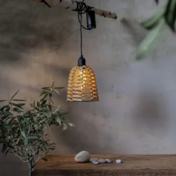 TWINE Utomhuslampa Batteri 15cm Brun