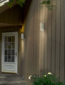 UNION Vägglampa Ute Upp 15cm Vit IP54