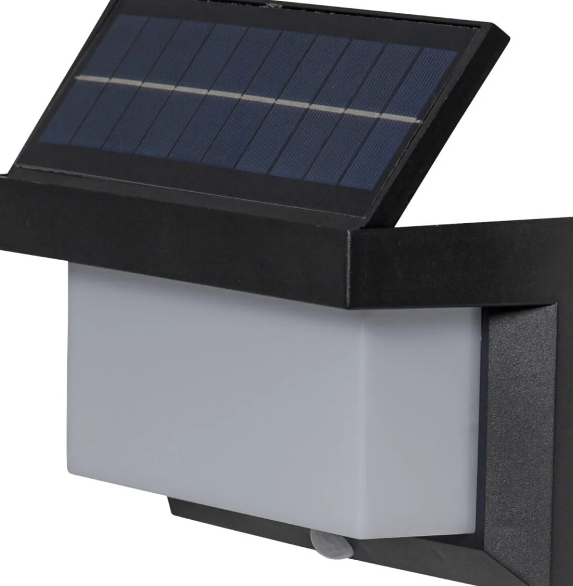 VALLA Solcells-spotlight 20cm Svart