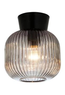 VANJA Plafond 20cm Svart/Rökgrå