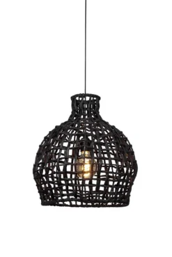 VATTENHYACINT Taklampskärm 43cm Svart