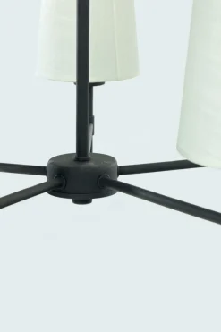 VERBIER Taklampa 5L 58cm Svart/Vit