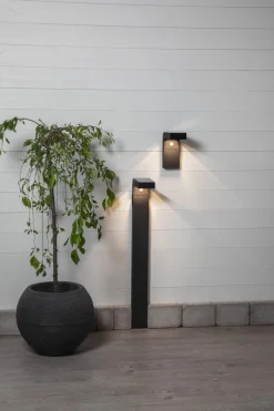 VICI Solcells-pollare Sensor 80cm Svart