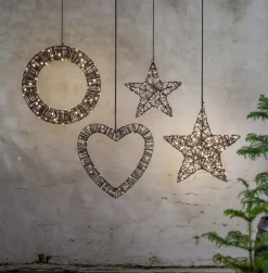 VICKE Utomhuskrans 40cm Svart IP44