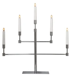 VIDE Ljusstake 5L 53cm Krom