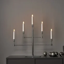 VIDE Ljusstake 5L 53cm Krom