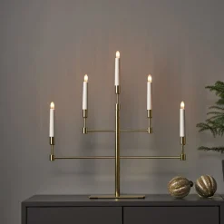 VIDE Ljusstake 5L 53cm Mässing