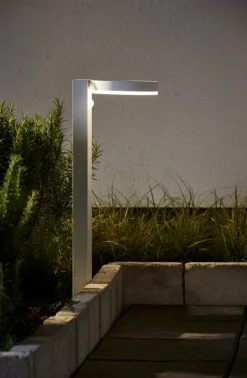 VIDI Solcells-pollare 60cm Vit IP44