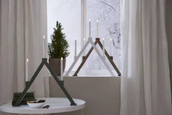 VIKA Ljusstake Batteri 64cm LED Vit